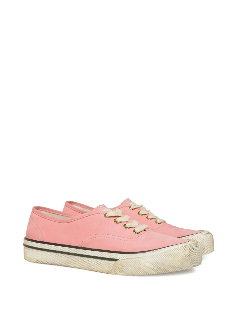 Bally Santa Ana suède sneakers Roze
