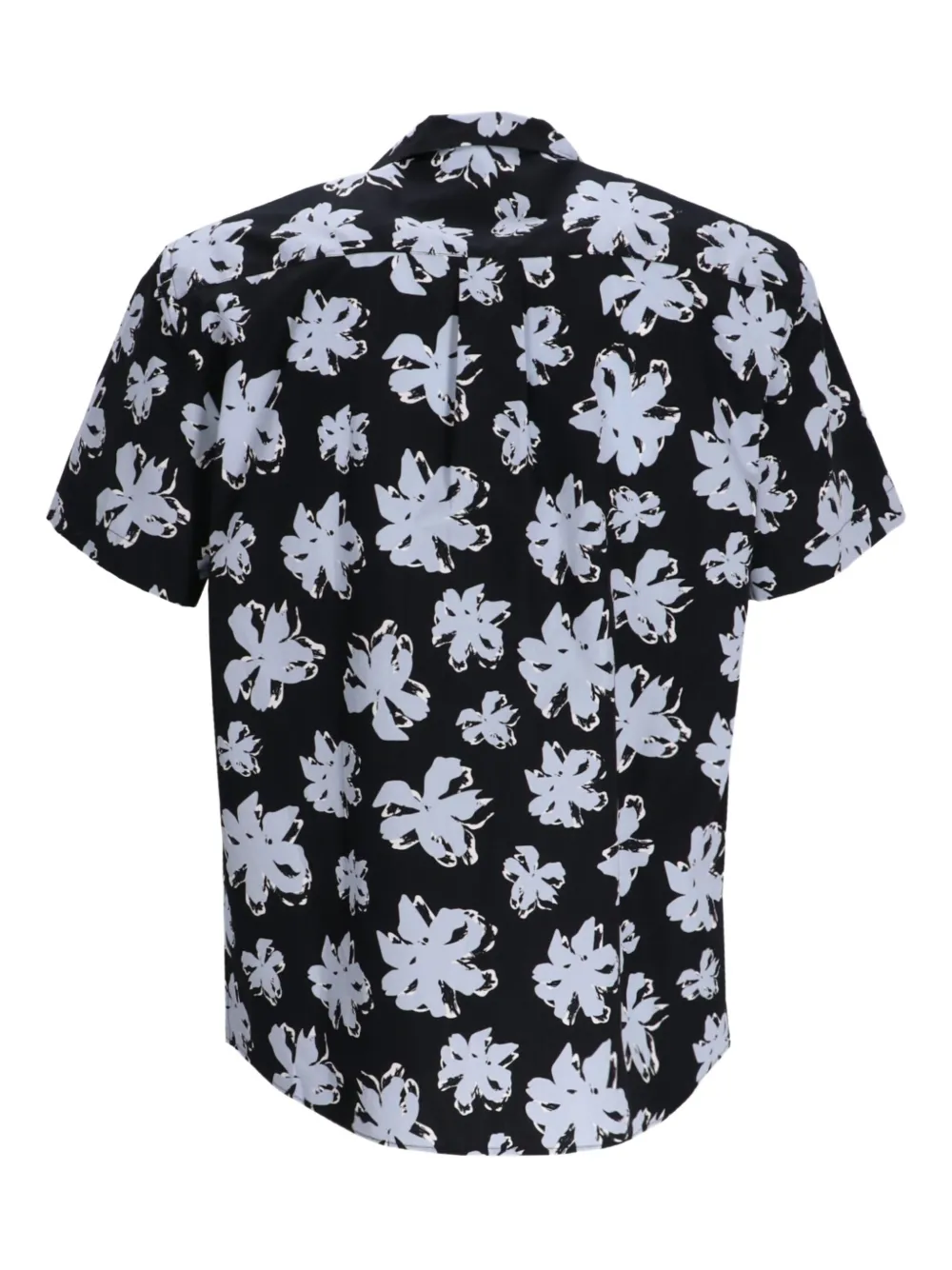 Karl Lagerfeld Overhemd met bloemenprint Zwart