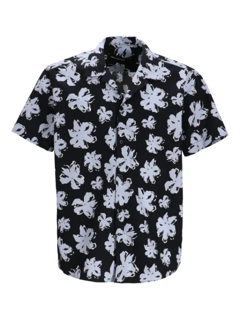 Karl Lagerfeld floral-print short-sleeve shirt