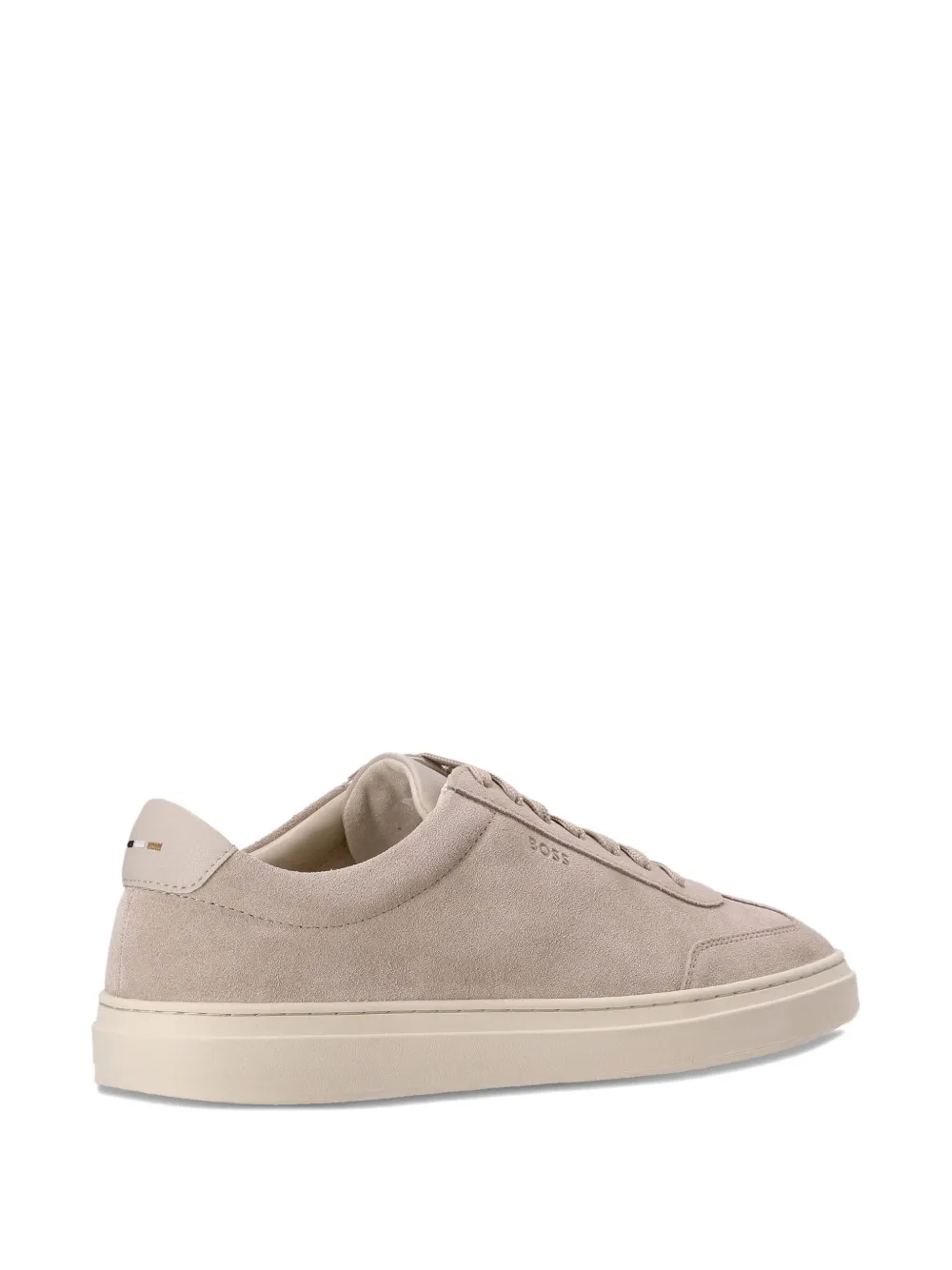 BOSS suede low-top sneakers Neutrals