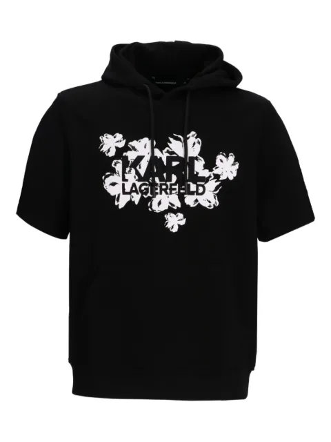 Karl Lagerfeld floral-print hoodie