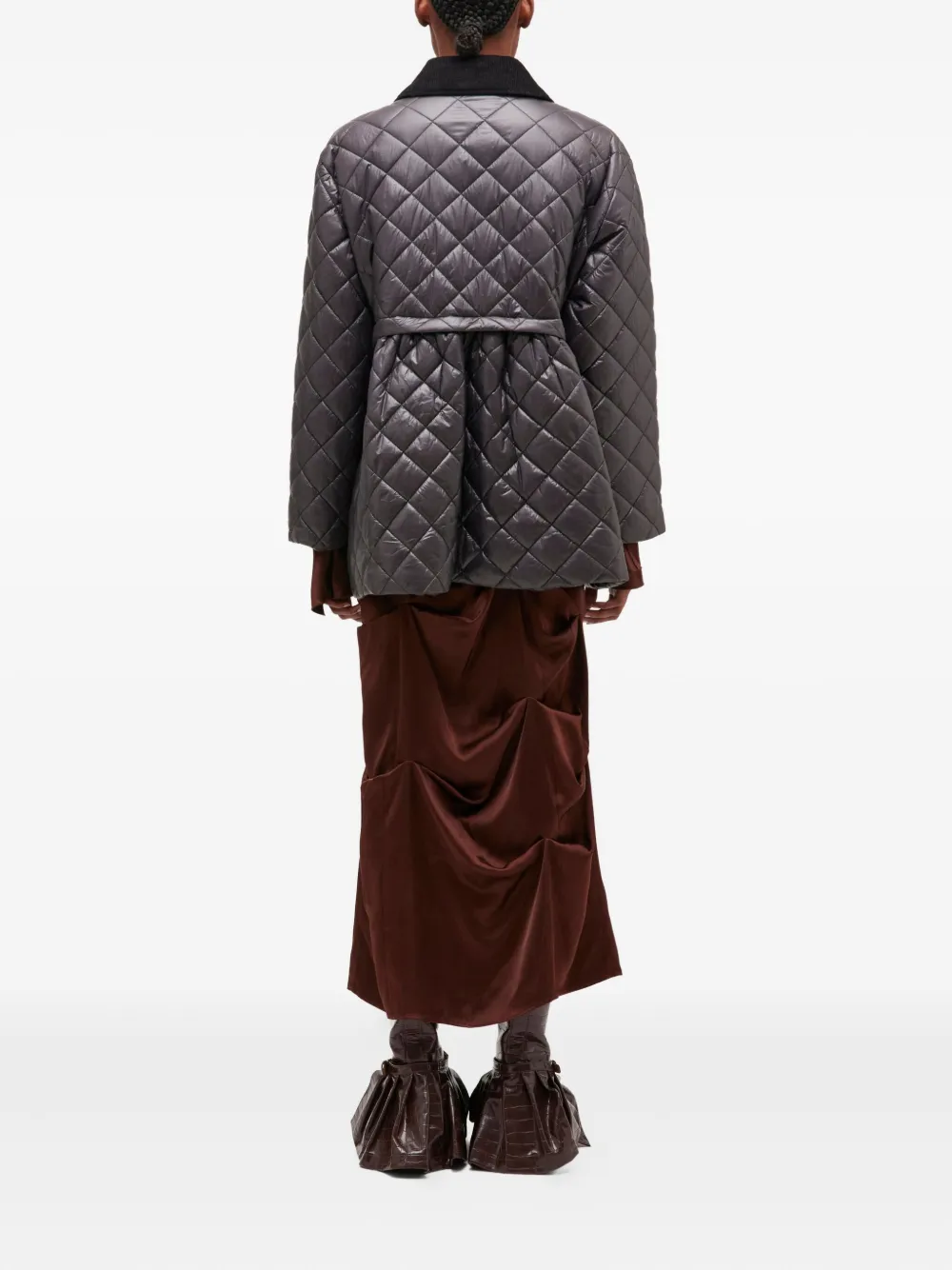 GANNI Gewatteerd jack Bruin