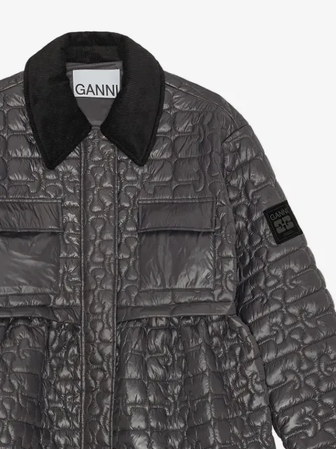 GANNI 퀼팅 재킷