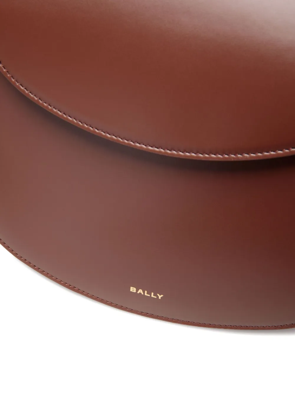 Bally La Lune Leather Cross Body Bag In Brown