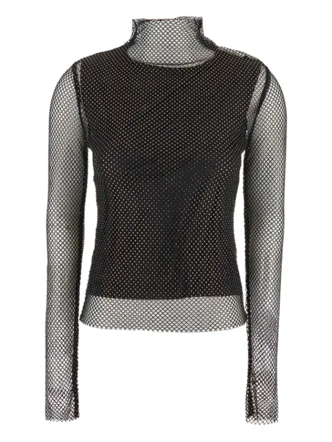 Sportmax توب 'جيراردا' شبك بأكمام طويلة