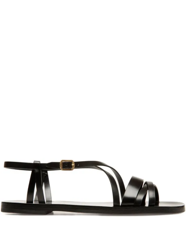 Bally Sandalias Salis Negro FARFETCH CO
