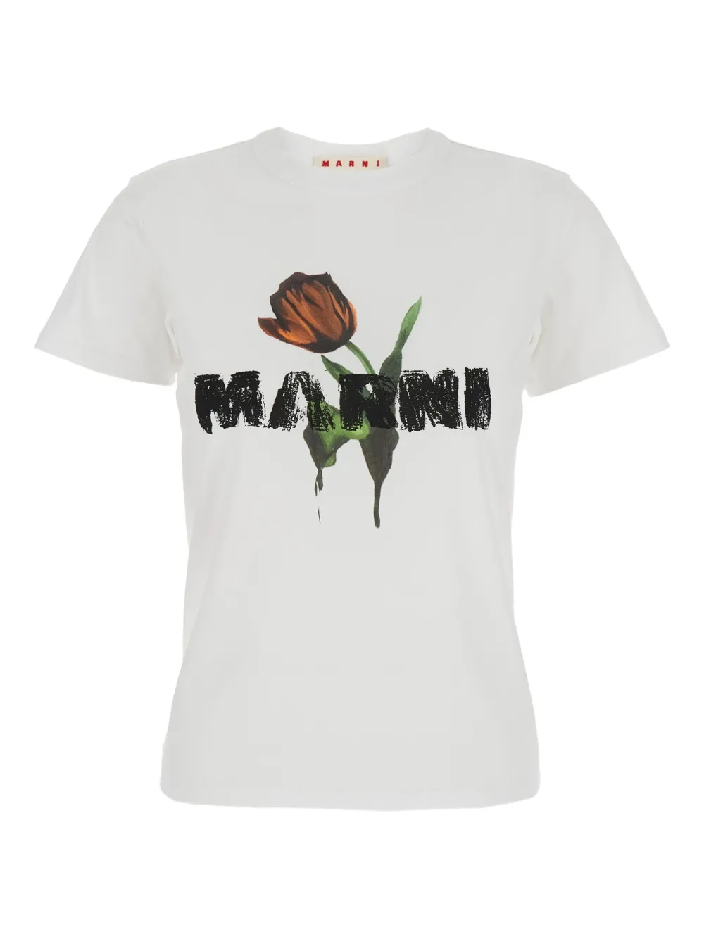 Marni playera con estampado floral | blanco | Image 1