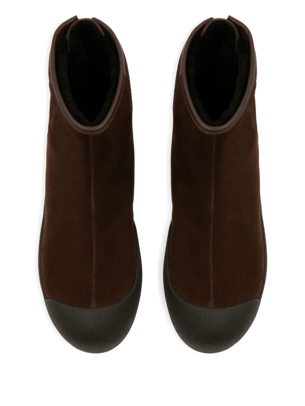 Bally Guard leren laarzen met rits Bruin