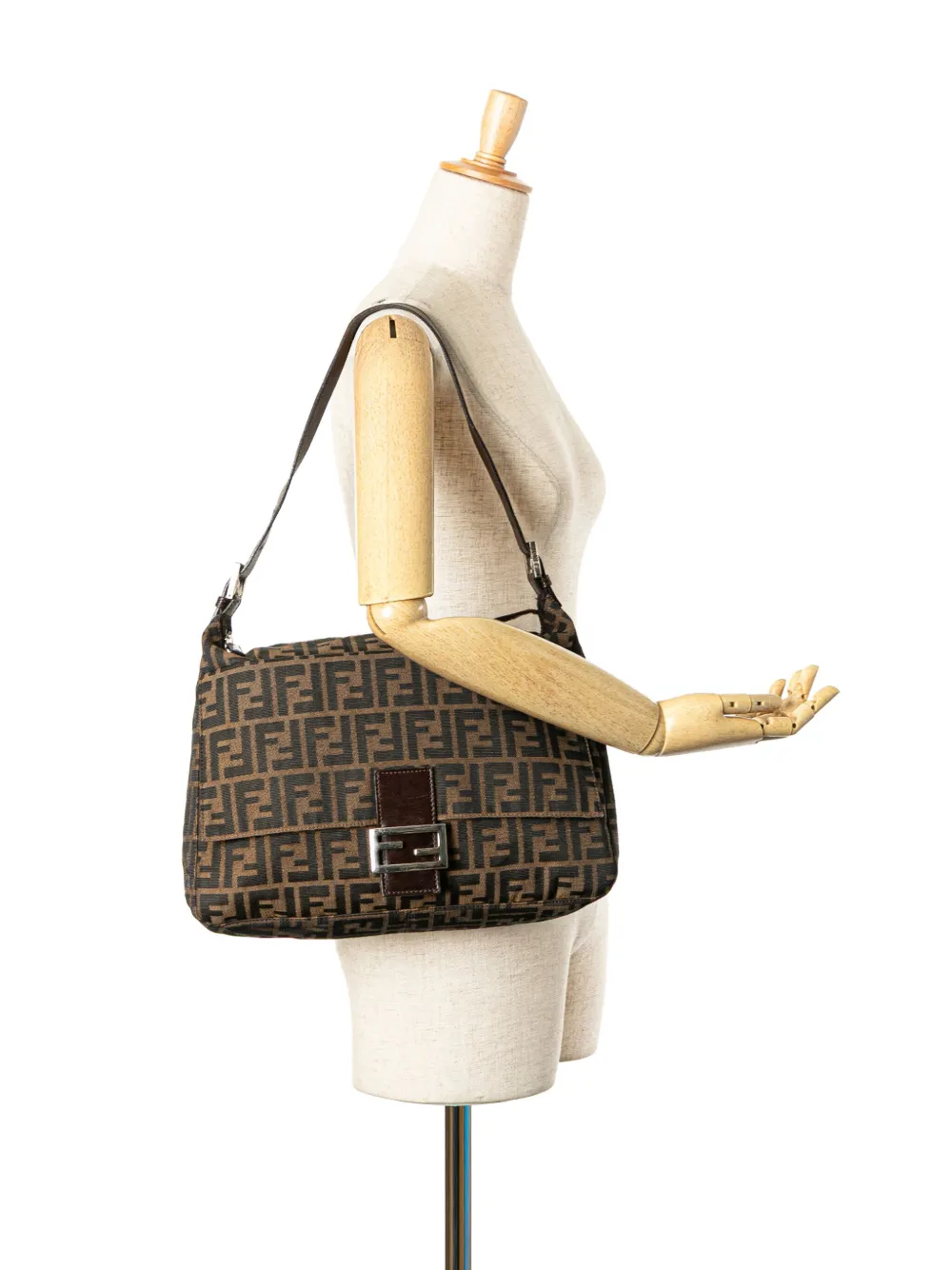 Fendi Pre-Owned 2000-2010 Zucca Canvas shoulder bag | Pre-Owned | Image 2