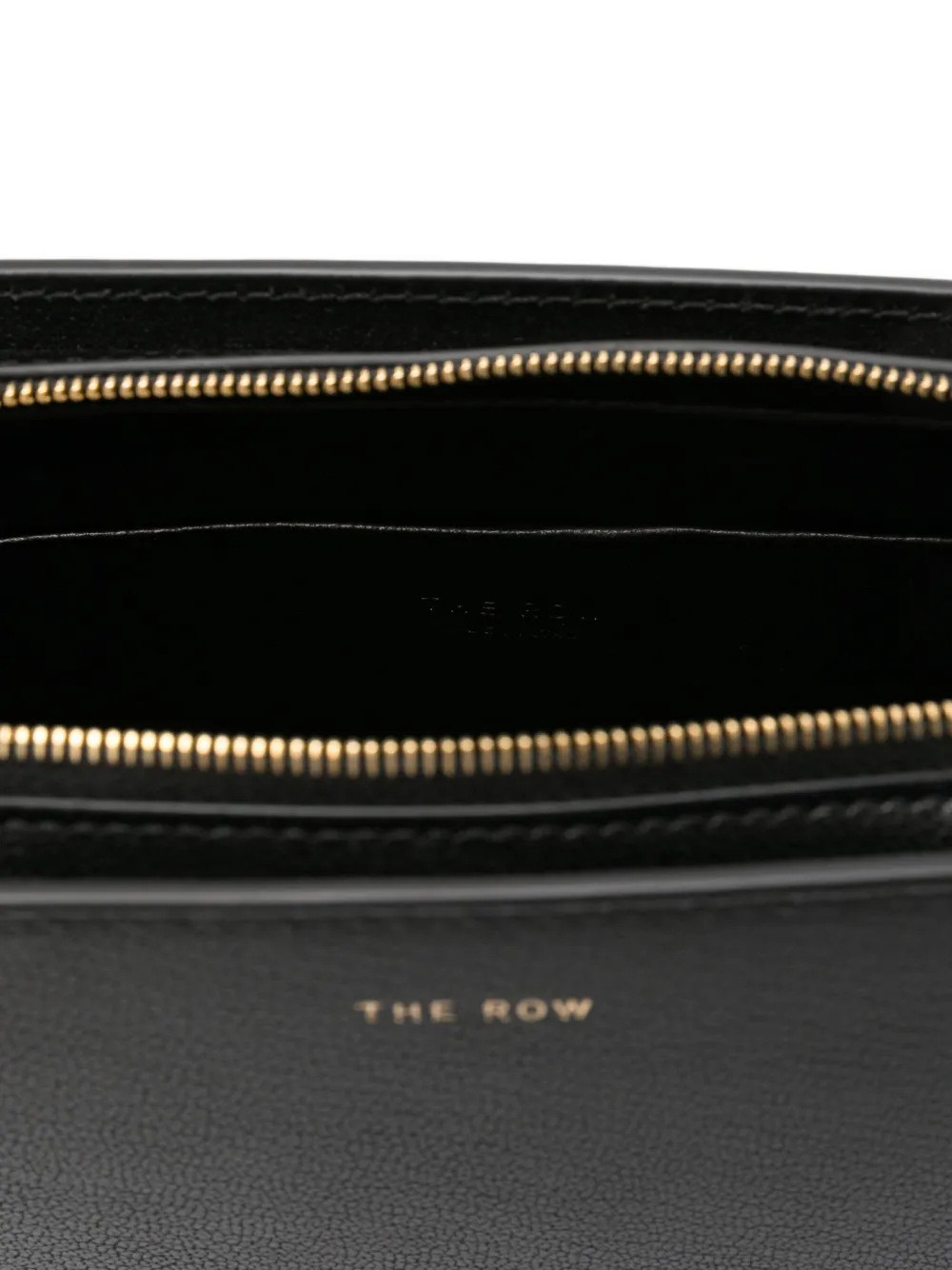 The Row Dalia Baguette schoudertas Zwart
