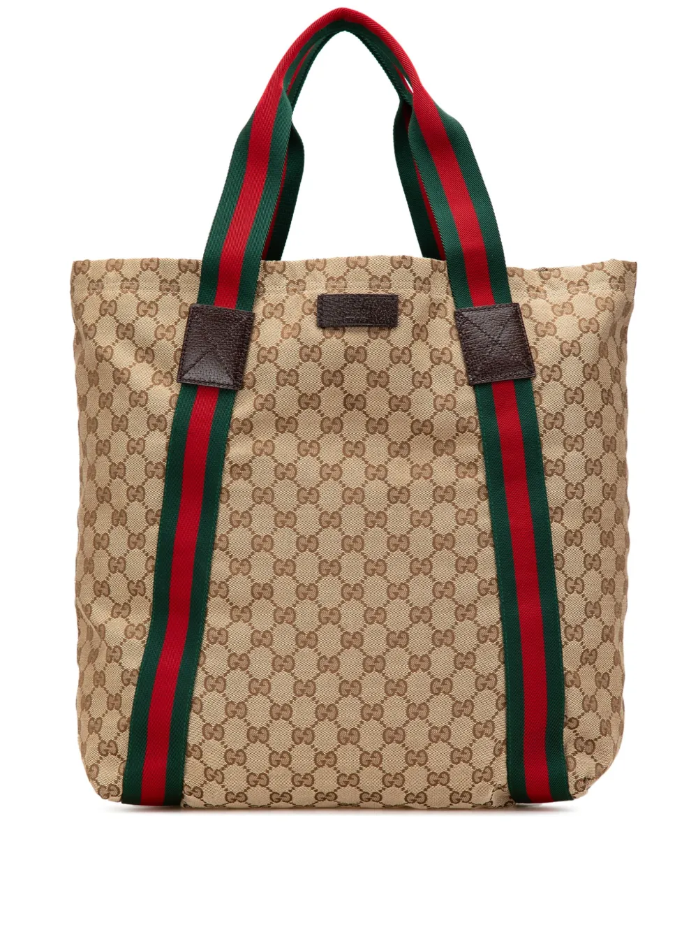 Gucci Pre-Owned 2000-2015 GG Canvas Web tote bag | marrón | Image 1