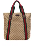 Gucci Pre-Owned 2000-2015 GG Canvas Web tote bag - Brown
