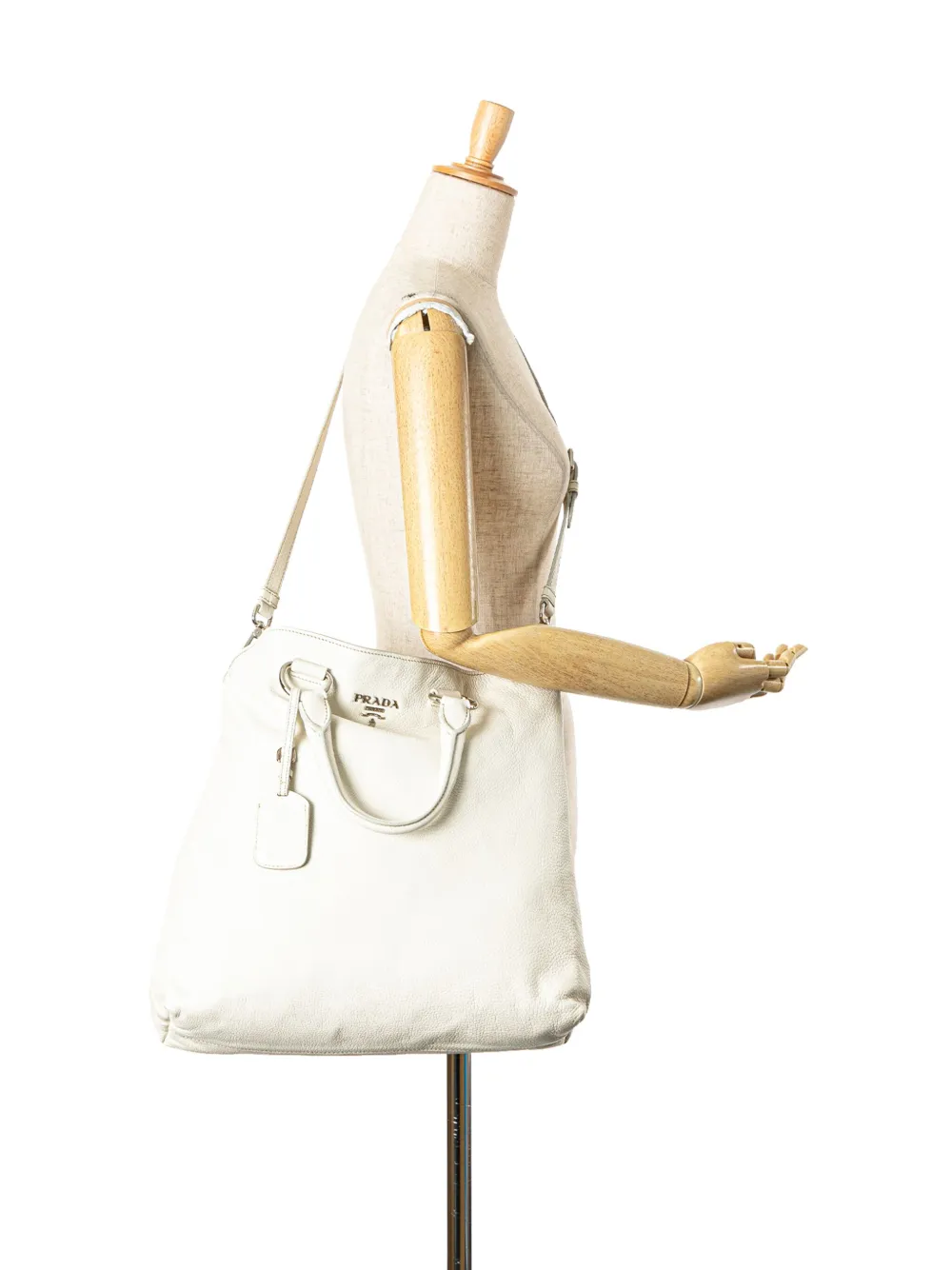 Prada Pre-Owned 2000-2024 Vitello Daino Open Convertible Tote satchel | Pre-Owned | Image 2