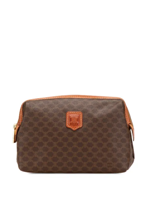 Céline Pre-Owned 20th Century Macadam Coated Canvas pouch