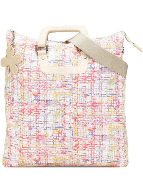 CHANEL Pre-Owned sac cabas Clover Watercolour Tote (2004-2005)