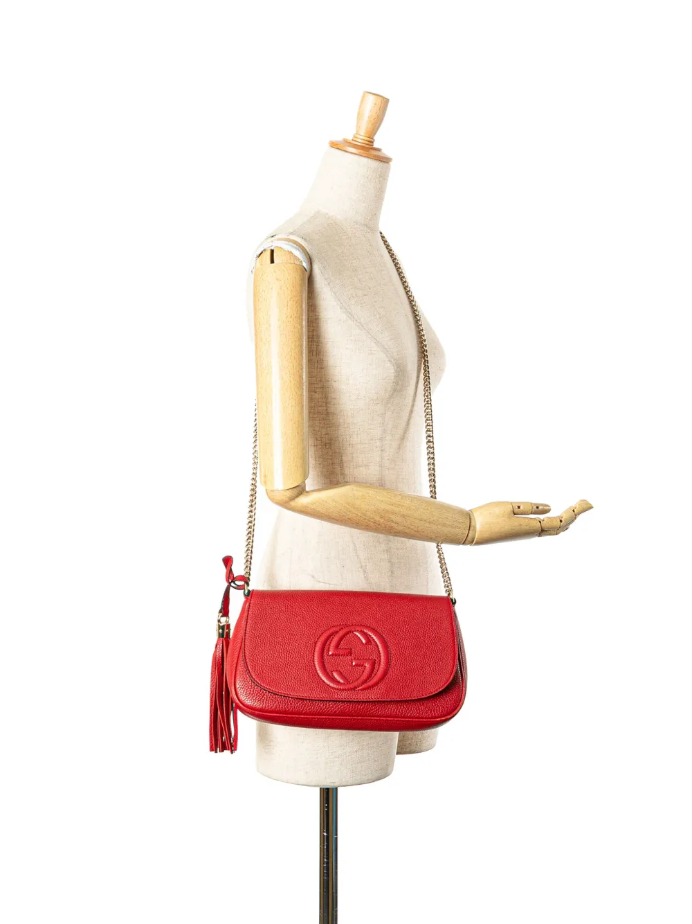 Gucci Pre-Owned 2000-2015 Medium Leather Soho Chain Flap crossbody bag | Pre-Owned | Image 2