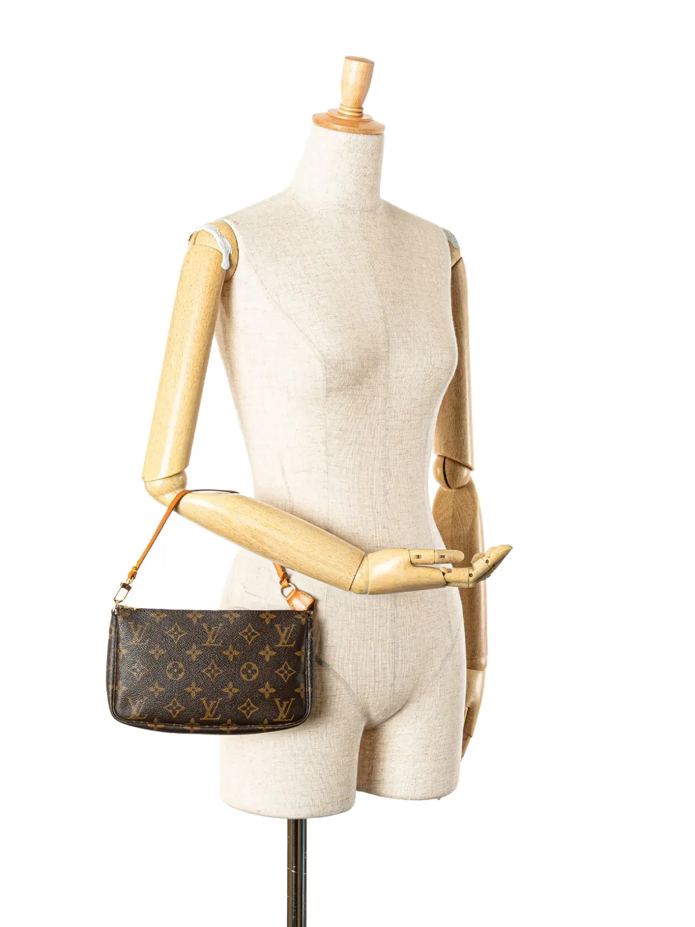 Pre-owned Louis Vuitton 1999 Monogram Pochette Accessoires Shoulder Bag
