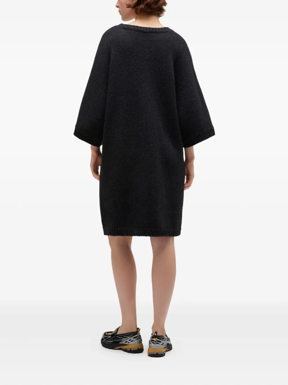 Ganni T-shirt Mini Dress In Black