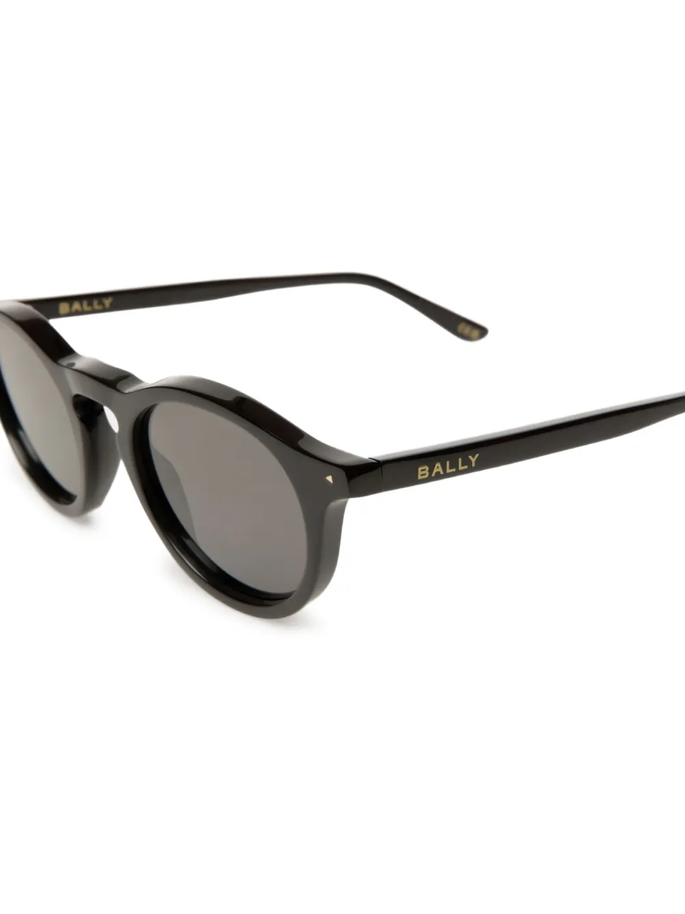  Bally Hermann Round-frame Sunglasses - Black 