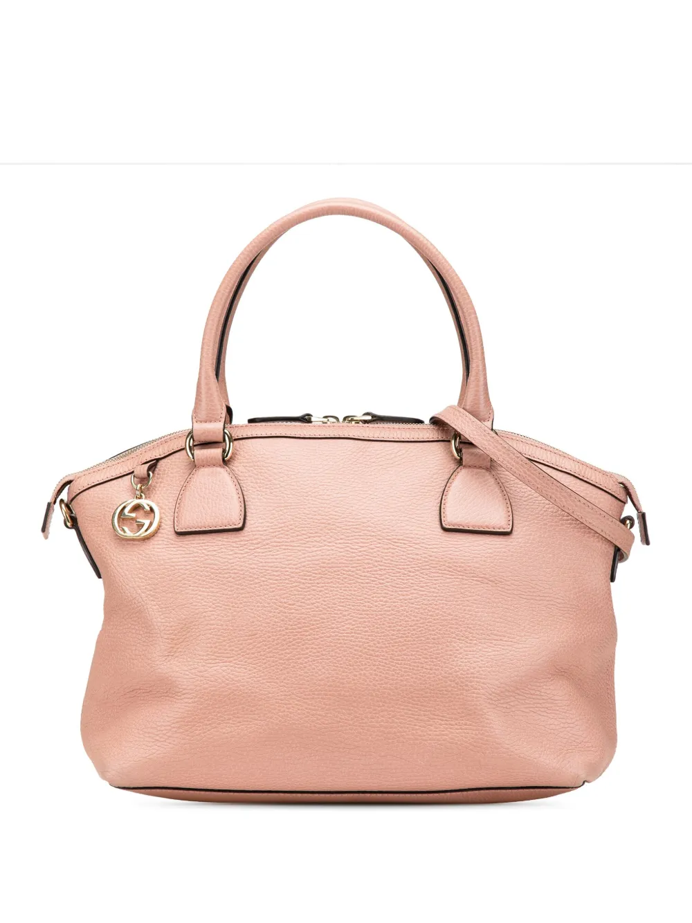 2000-2015 Medium Leather GG Charm Dome satchel