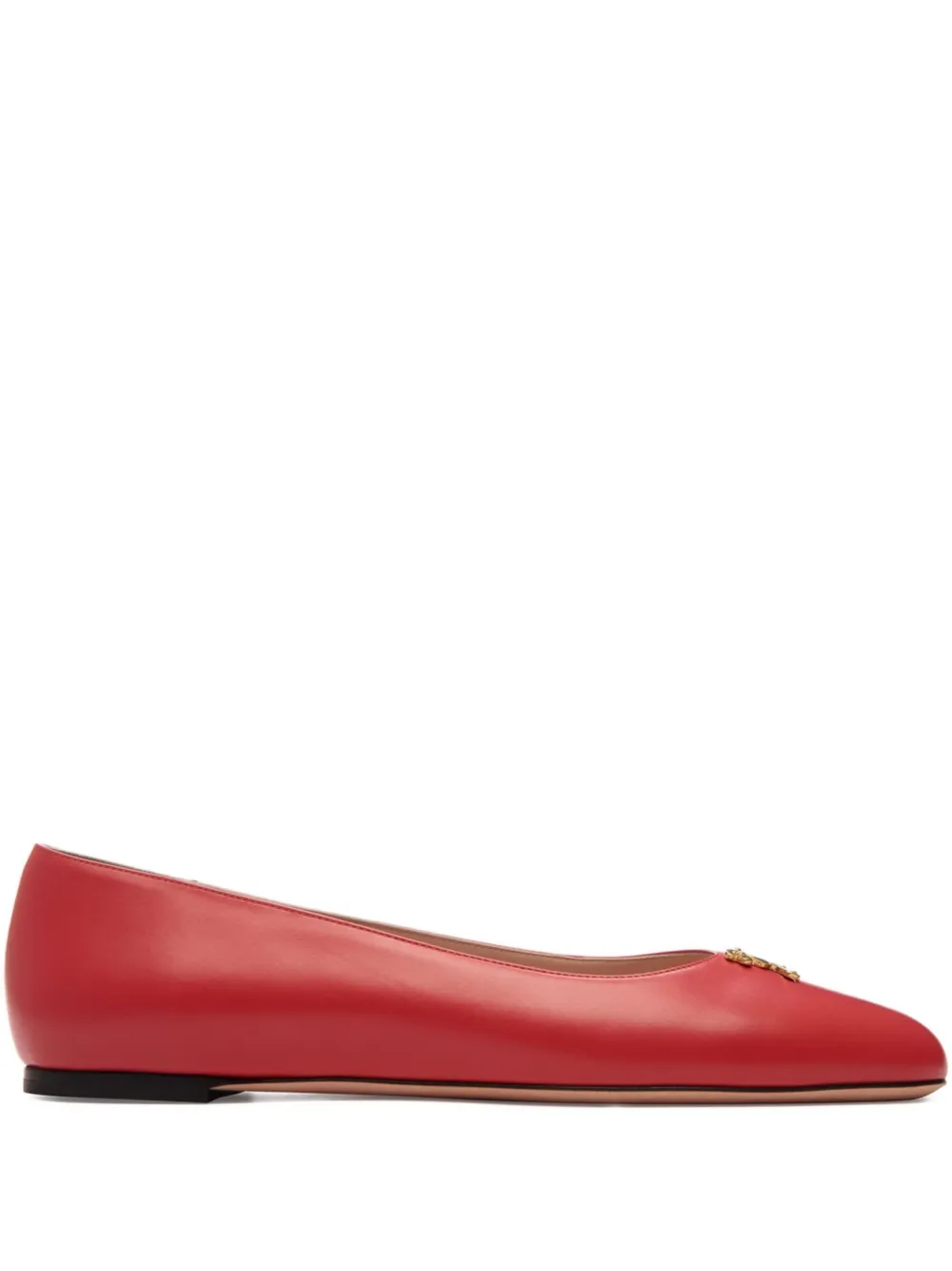 Bally square-toe ballet flats | rouge | Image 1