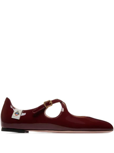 Bally criss-cross ballet flats