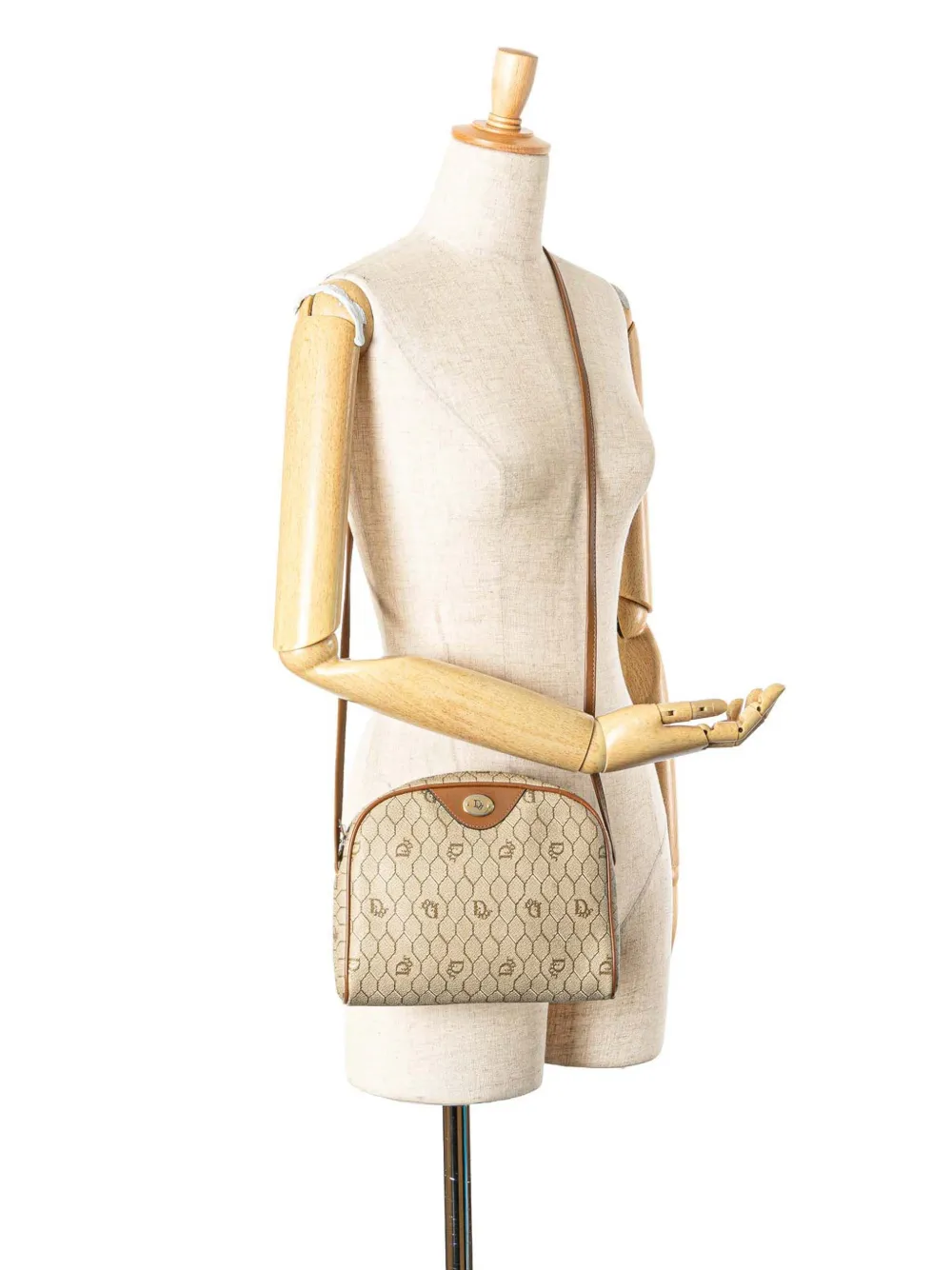 Christian Dior Pre-Owned 20th Century Honeycomb Coated Canvas crossbody bag | Pre-Owned | Image 2