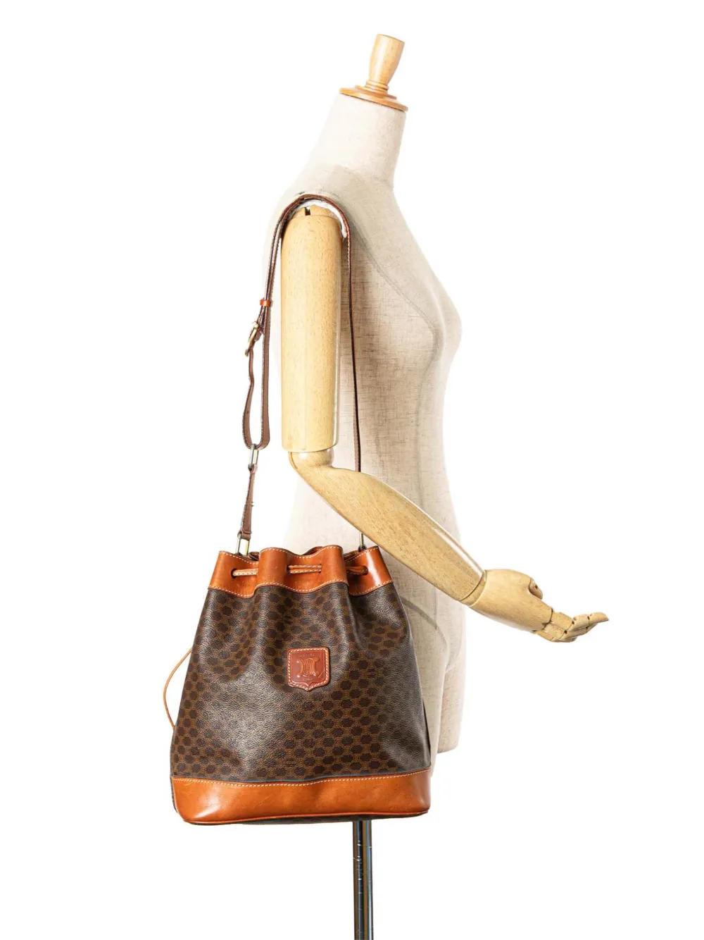 Céline Pre-Owned 2009 Macadam Coated Canvas Drawstring bucket bag | Pre-Owned | Image 2