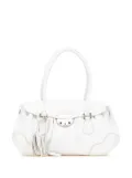Prada Pre-Owned 2010-2024 Soft Calf Sound Lock shoulder bag - White