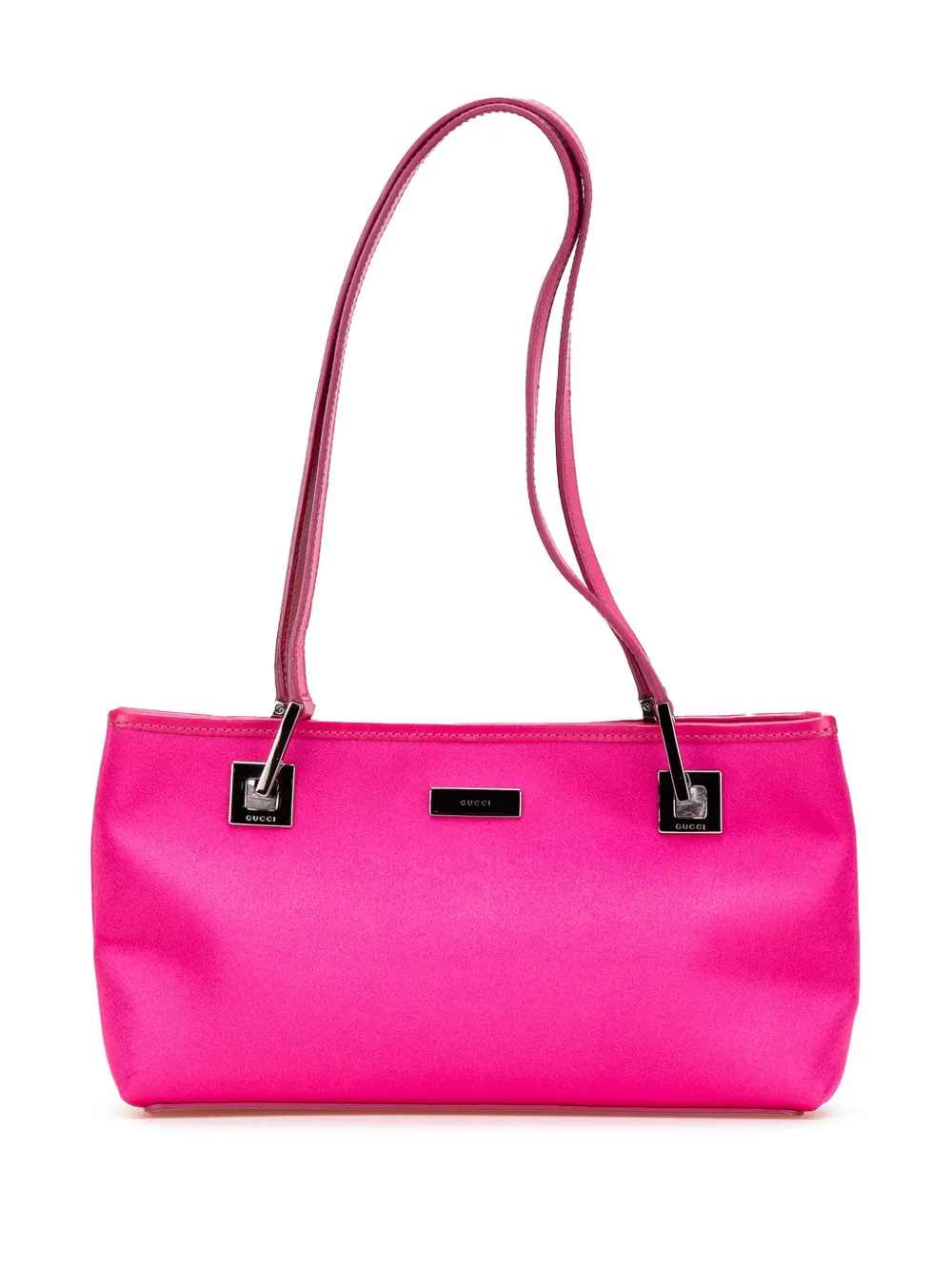 Gucci Pre-Owned 2000-2015 Satin shoulder bag - ピンク Gucci Pre-Owned 2000-2015 Satin shoulder bag - ピンク