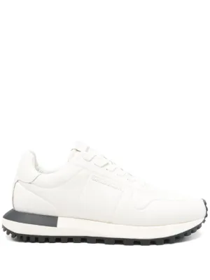 Marc Jacobs The Leather Jogger Sneakers | White | FARFETCH