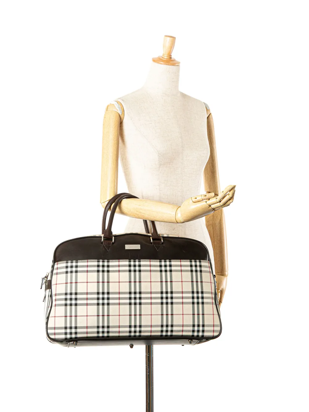 Burberry Pre-Owned bolsa de viaje House Check Canvas 2000-2017 | Estilos de archivo | Image 2