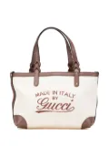 Gucci Pre-Owned 2000-2015 Small Canvas Logo Craft tote bag - Brown