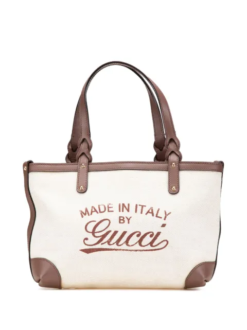 Gucci Pre-Owned 2000-2015 Small Canvas Logo Craft tote bag