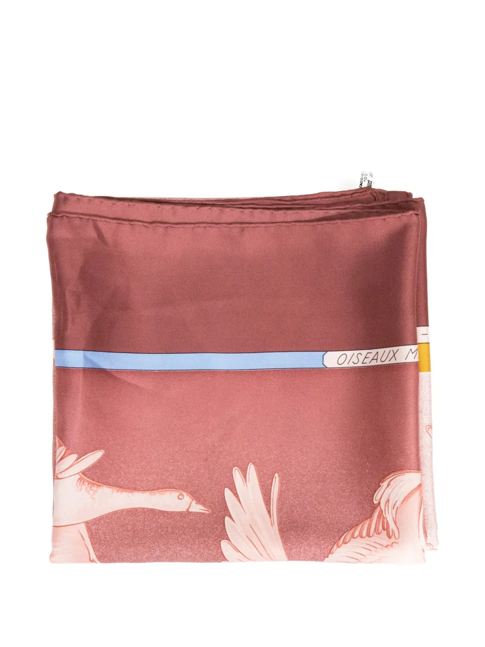 Hermès Pre-Owned mascada Oiseaux Migrateurs de seda 1970 | Hombre | Image 2