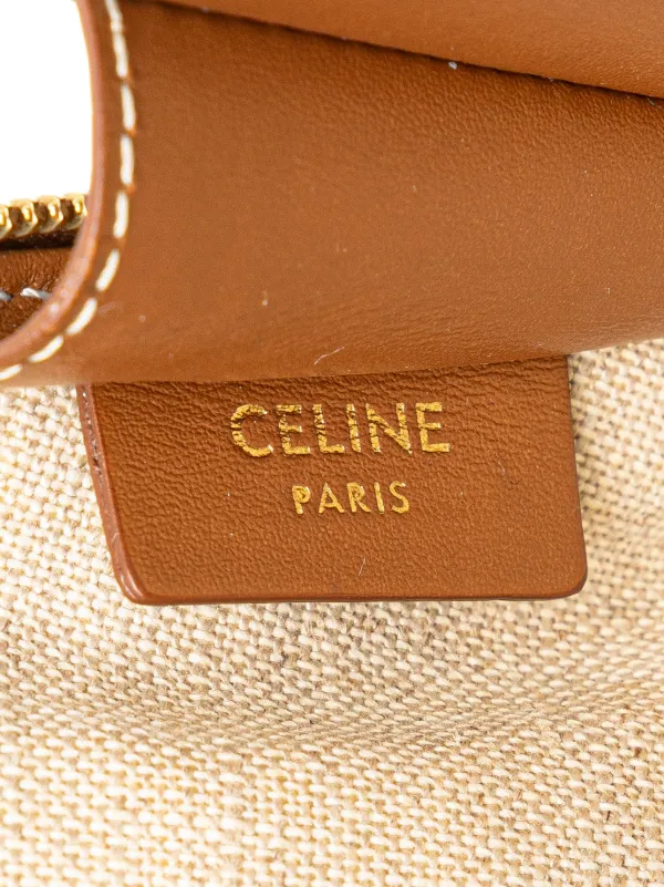 Celine Pre-Owned 2020 トリオンフ エンブロイダリーキャンバス Celine Pre-Owned 2020 トリオンフ エンブロイダリーキャンバス