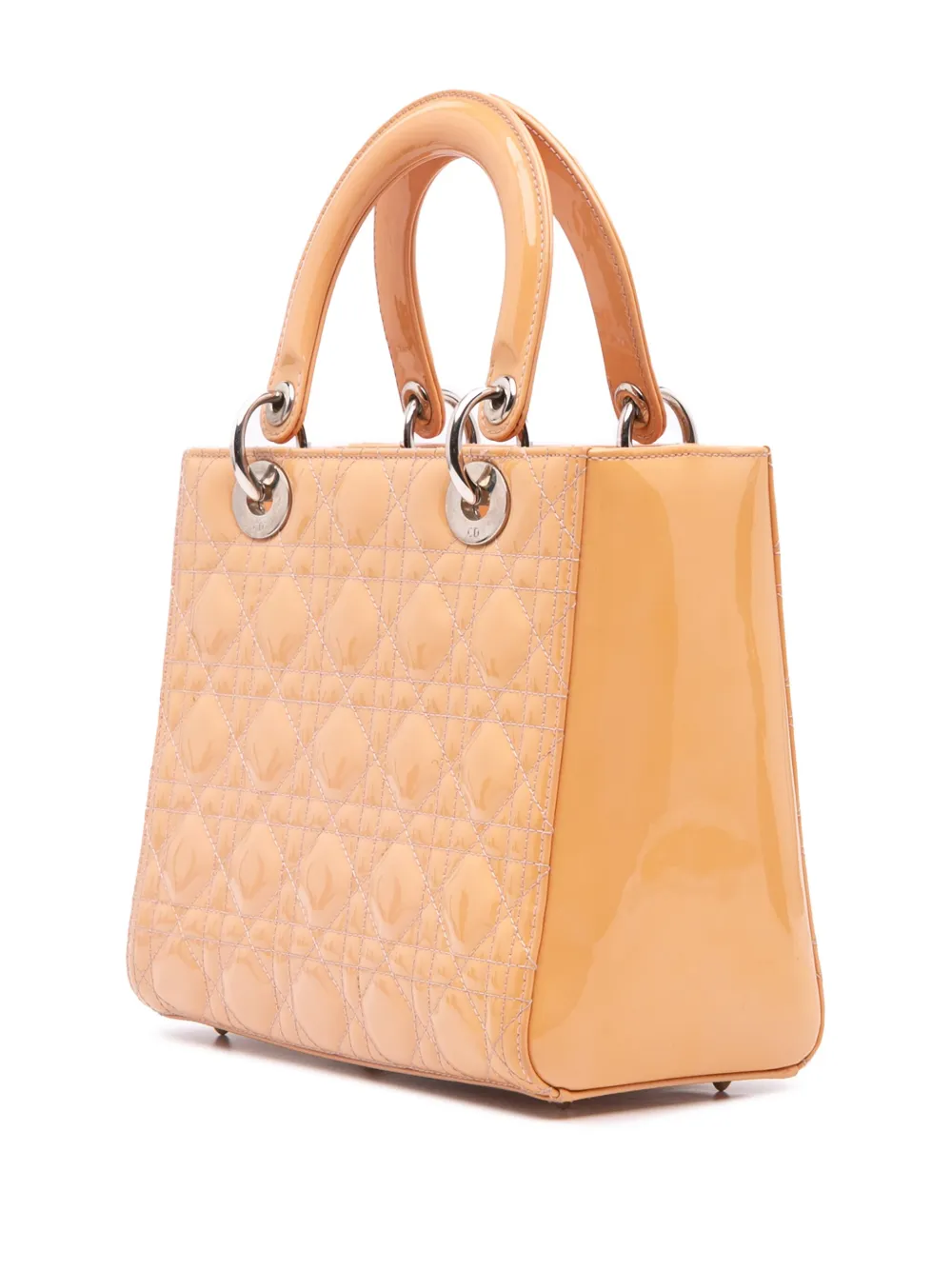 Christian Dior Pre-Owned 2015 Medium Patent Cannage Lady Dior satchel | Pre-Owned | Image 2