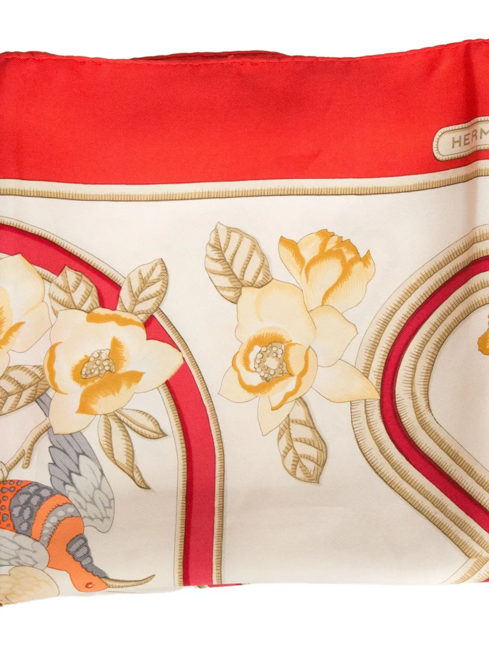 Hermès Pre-Owned 1991 Caraïbes silk scarf | Men | Image 2