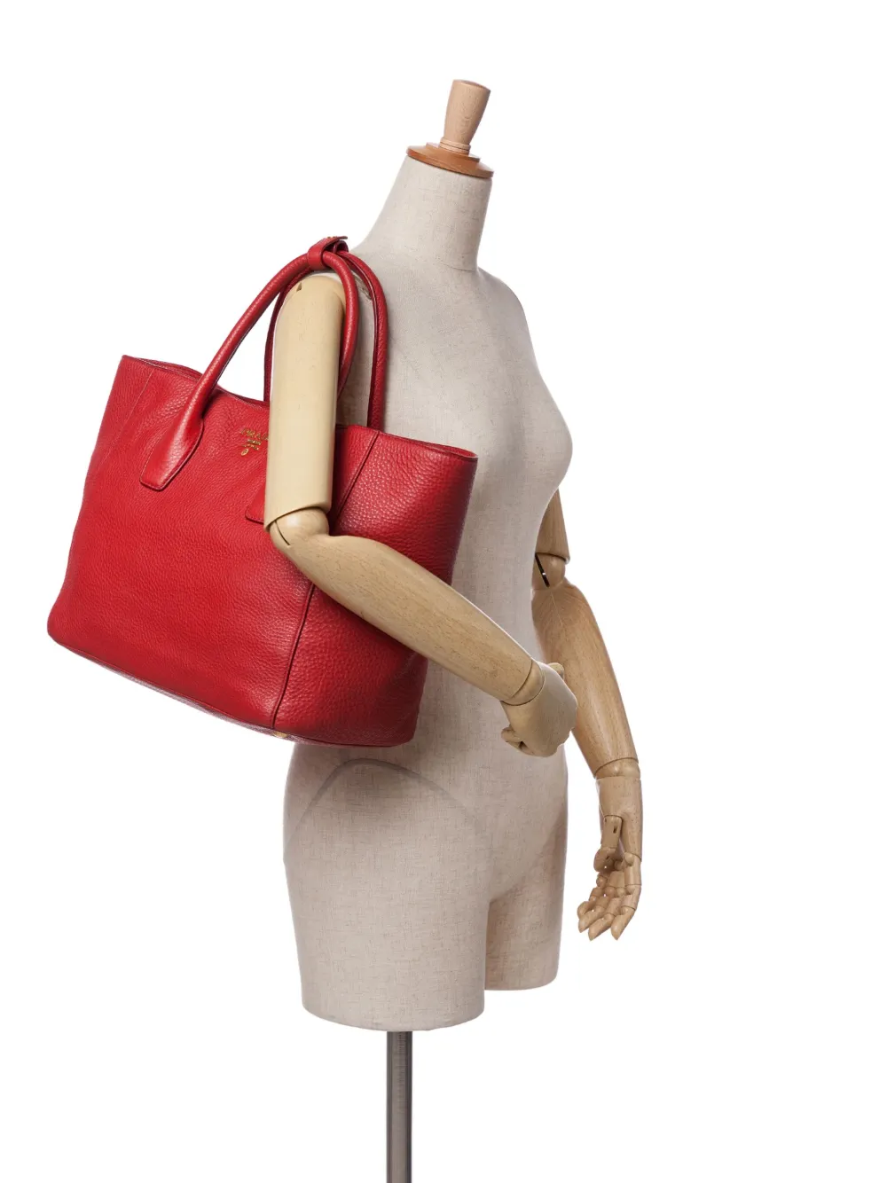 Prada Pre-Owned 2000-2024 Vitello Daino Open Convertible Tote satchel | Pre-Owned | Image 2