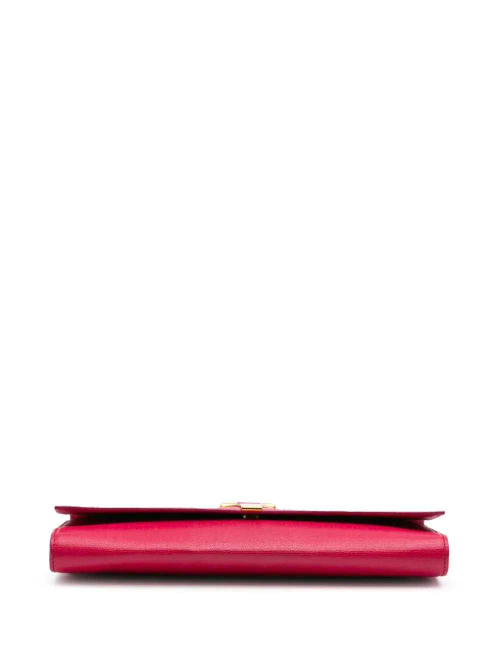 Pre-owned Saint Laurent 20th Century Leather Chyc Ligne Clutch Bag