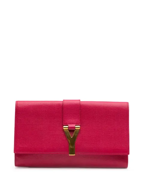 Saint Laurent Pre-Owned 20th Century Leather Chyc Ligne clutch bag