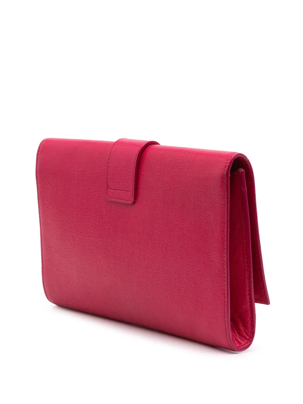Pre-owned Saint Laurent 20th Century Leather Chyc Ligne Clutch Bag