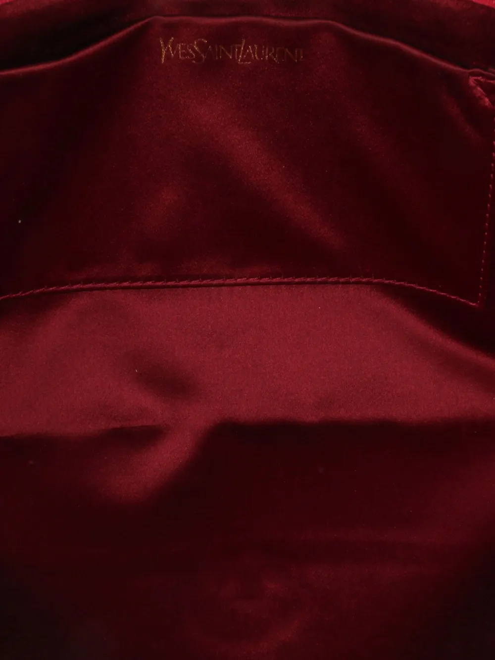 Pre-owned Saint Laurent 20th Century Leather Chyc Ligne Clutch Bag