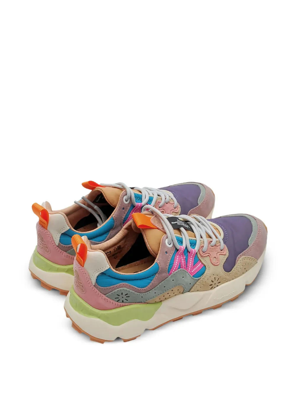 FLOWER MONTAIN multi-panelled lace-up low-top sneakers | Low-Tops | Image 2