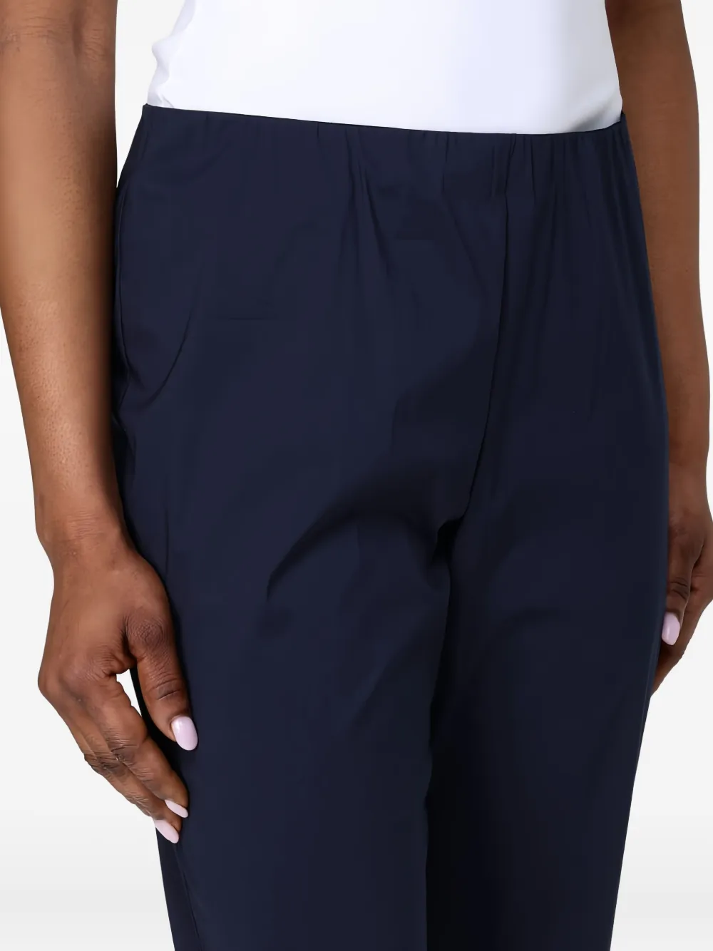 Liviana Conti Broek van katoenblend Blauw