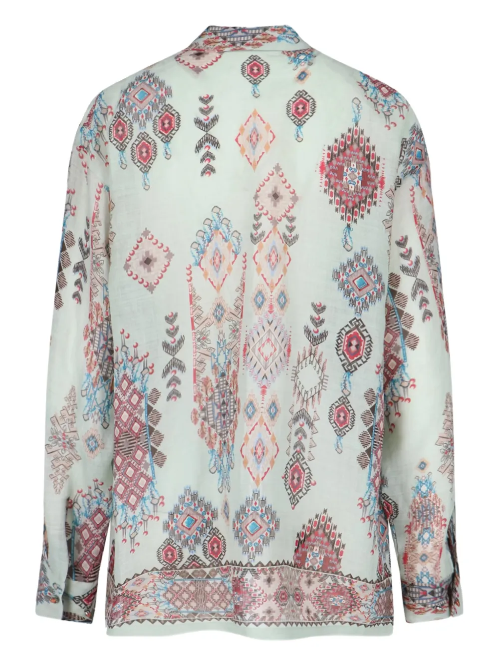 Ermanno Scervino Blouse met geometrische print Beige