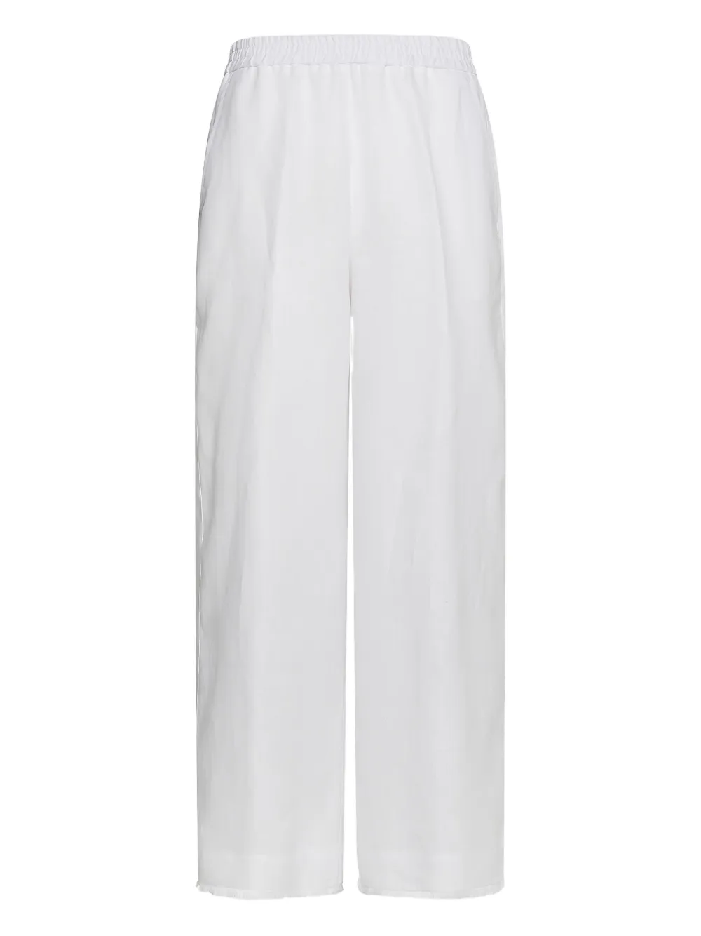 Seventy elasticated-waistband trousers Wit