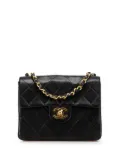CHANEL Pre-Owned 1986-1988 Mini Square Classic Lambskin Single Flap crossbody bag - Black