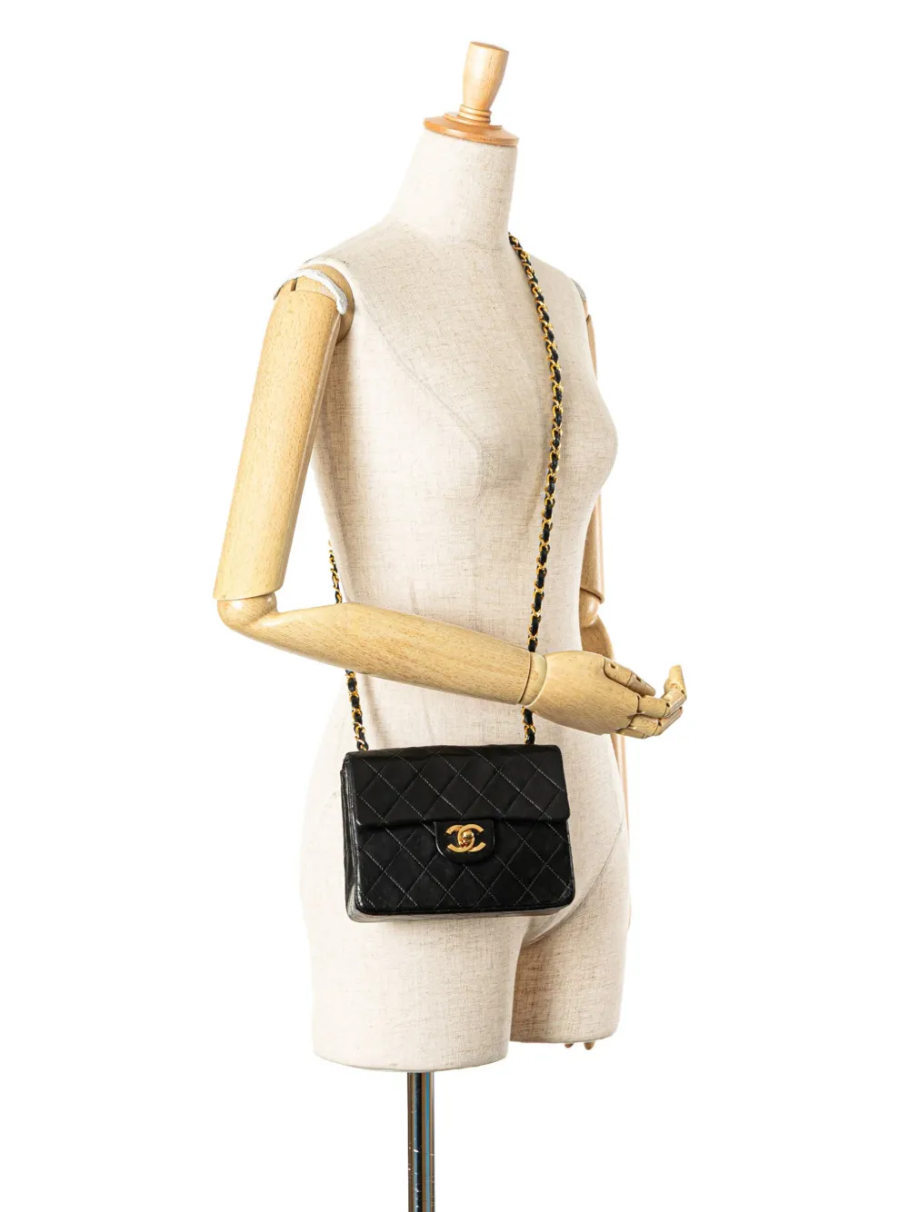 CHANEL Pre-Owned 1986-1988 Mini Square Classic Lambskin Single Flap crossbody bag | Pre-Owned | Image 2