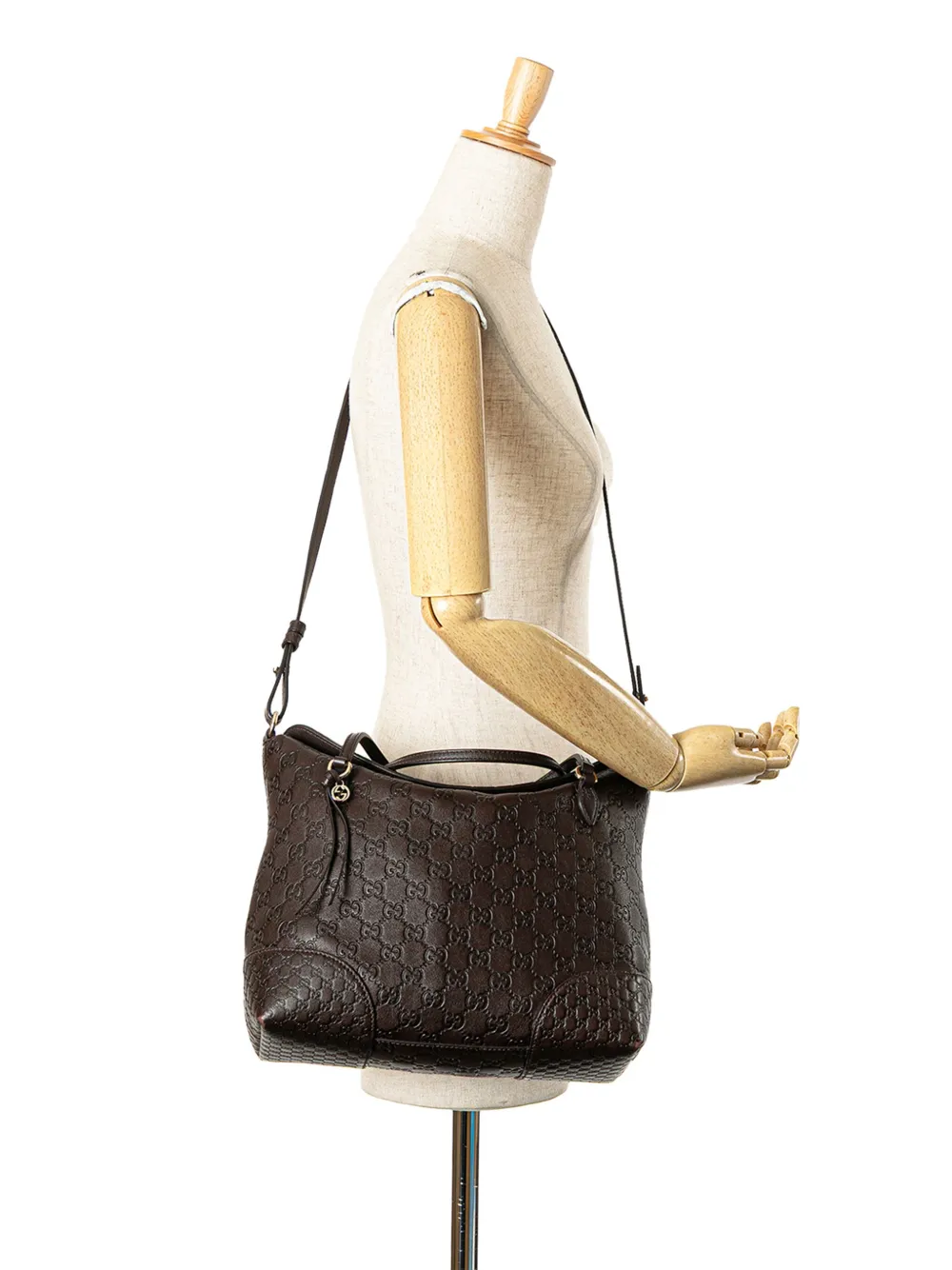 Gucci Pre-Owned 2016-2024 Medium Guccissima Bree Fold Over Tote satchel | Pre-Owned | Image 2